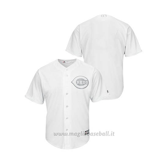 Maglia Baseball Uomo Cincinnati Reds 2019 Players Weekend Replica Bianco